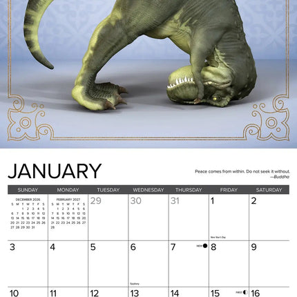 Willow Creek T-Rex Yoga Kalender 2027