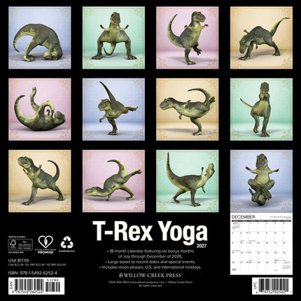 Willow Creek T-Rex Yoga Kalender 2027