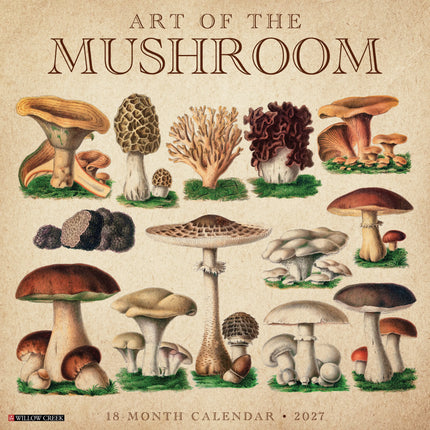 Willow Creek The Art of the Mushroom Kalender 2027