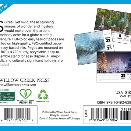 Willow Creek Travel Junkie Scheurkalender 2027 Boxed
