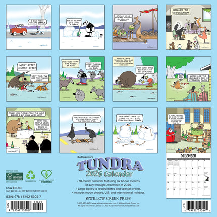 Willow Creek Tundra Kalender 2026