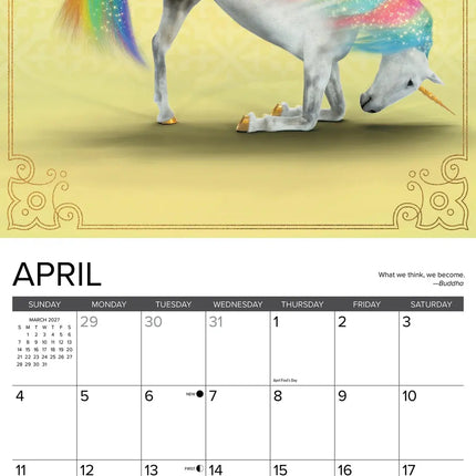 Willow Creek Unicorn Yoga Kalender 2027