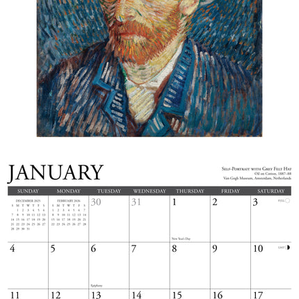 Willow Creek van Gogh Kalender 2026