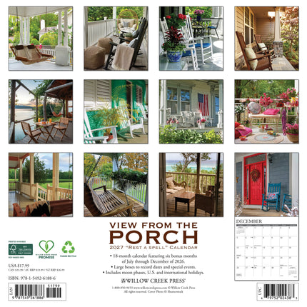Willow Creek Veranda Uitzicht Kalender 2027