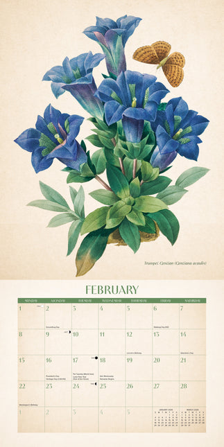 Willow Creek Vintage Bloemen Kalender 2026