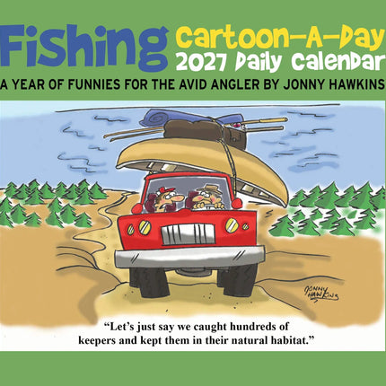 Willow Creek Vissen Cartoon Scheurkalender 2027 Boxed