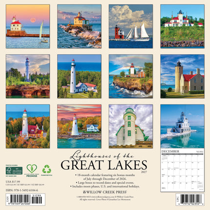 Willow Creek Vuurtorens bij Grote Meren Kalender 2027
