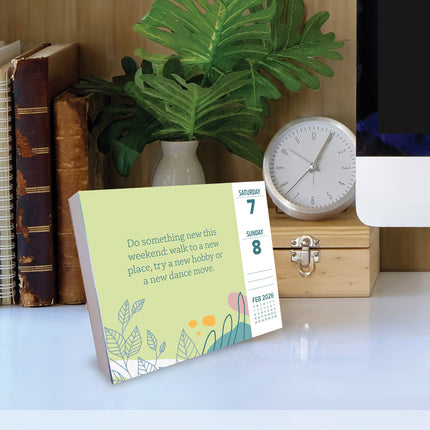 Willow Creek Welness Quotes Scheurkalender 2026 Boxed