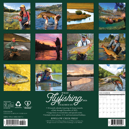 Willow Creek What Fly Fishing Teaches Us Kalender 2026