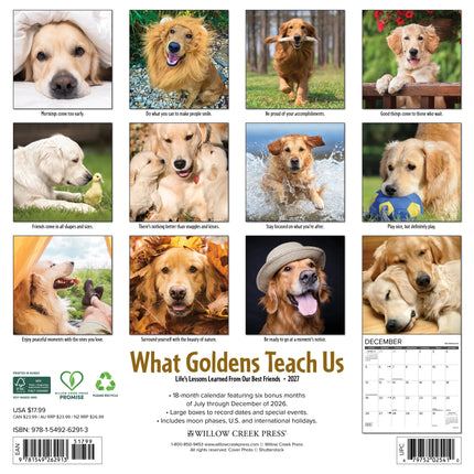 Willow Creek What Goldens Teach Us Kalender 2027