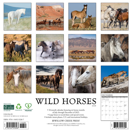 Willow Creek Wilde Paarden Kalender 2026