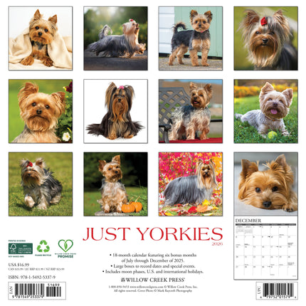 Willow Creek Yorkshire Terrier Kalender 2026