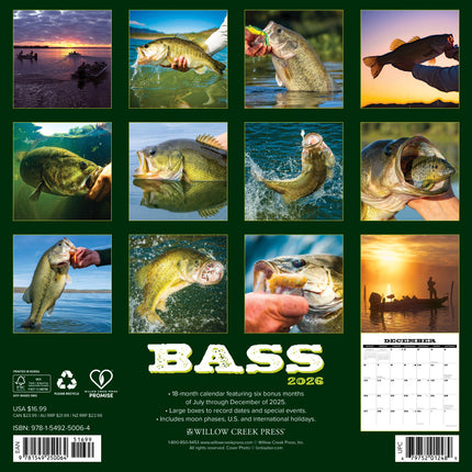 Willow Creek Zeebaars Kalender 2026