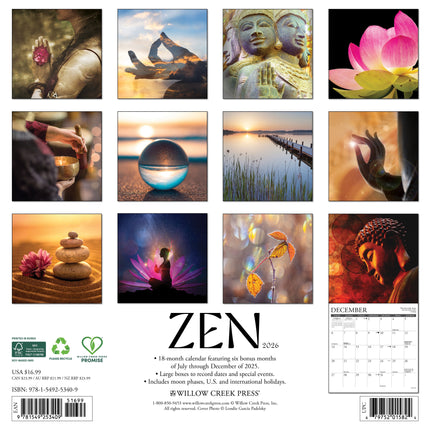 Willow Creek Zen Kalender 2026