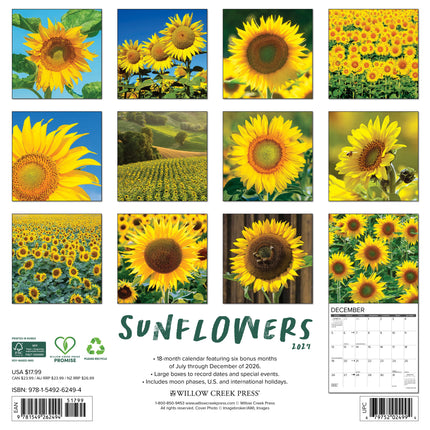Willow Creek Zonnebloemen Kalender 2027